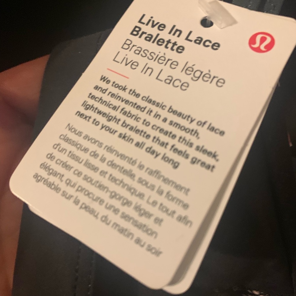 ⬇️Lululemon live Lace bralette - Picture 8 of 8